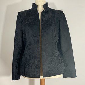 Petite Sophisticate Mandarin Collar Blazer